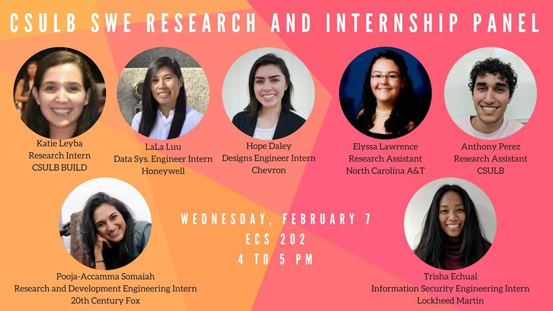 First General Body Meeting TOMORROW! We'll welcome new members and go over upcoming involvement opportunities as well as having our student panel!
#SWE #WomenInSTEM #CSULB
