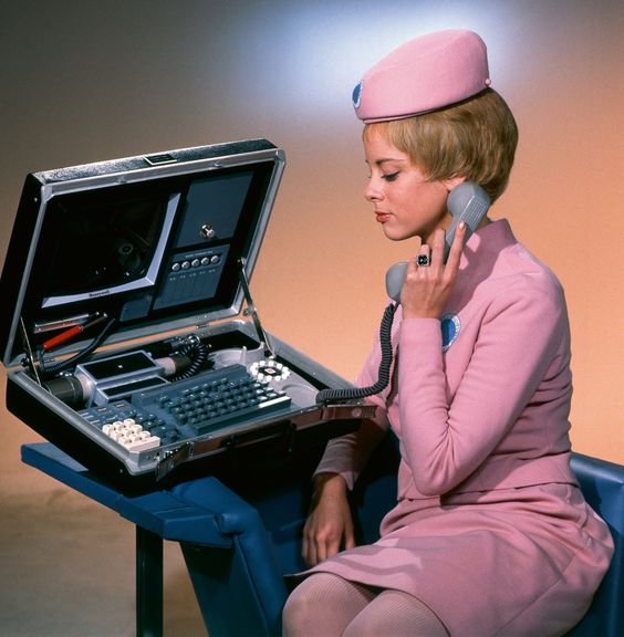 The_Real_TroyS's tweet photo. So this is what they thought a laptop would be like...A briefcase telephone/computer?? #vintagecomputing #retrocomputin https://t.co/2LrYUowcTw