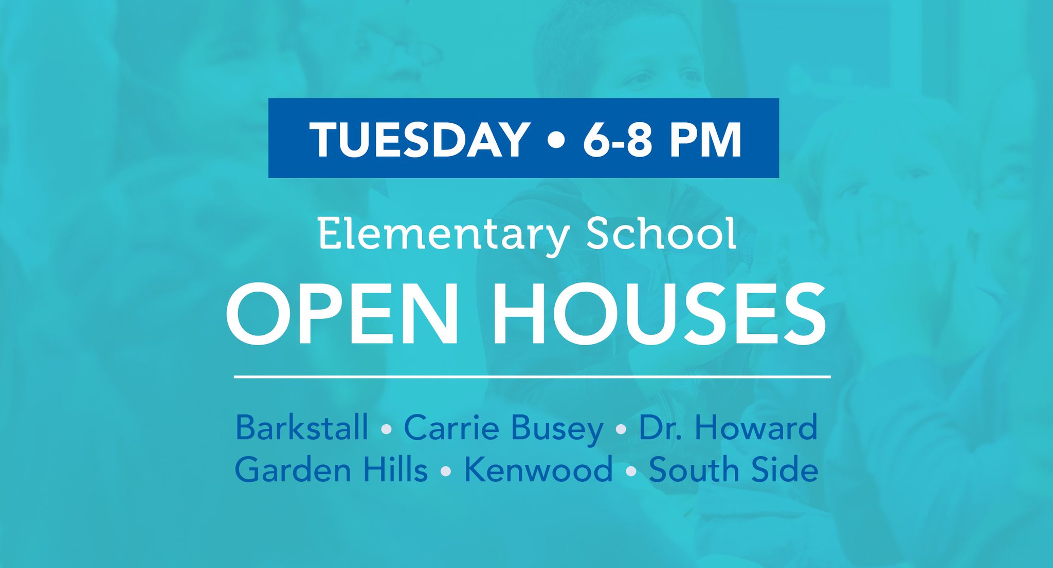 Champaign Schools on Twitter "TONIGHT! Open houses from 68 p.m. at