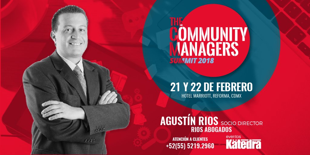 Se acerca el Community Managers Summit 2018, actualiza tus conocimientos sobre todos los temas esenciales para la gestión de redes sociales. #CMS2018

Aparta tu lugar aquí ▶️  bit.ly/2j3MZZN