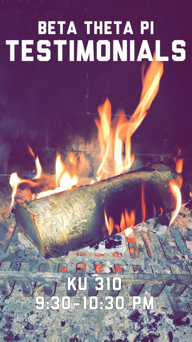 Excited to see another great group of PNM’s tonight! Come out to our Capstone event of recruitment and learn what it means to be Beta! #BetaBrotherhood