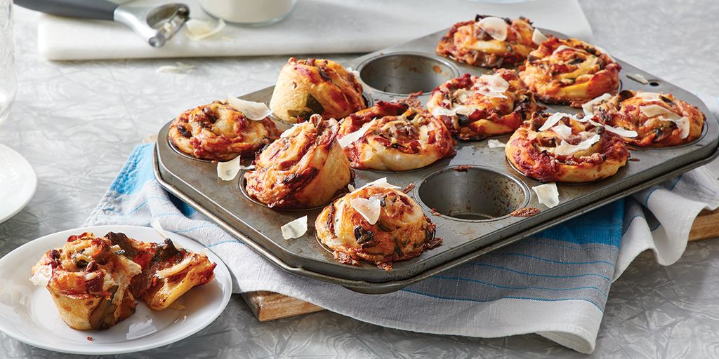 sobeys's tweet photo. Easy Pizza Rolls start with store-bought pizza dough, so they're quick to make when you've got friends coming over. Why not try them this weekend? Get the recipe here >> https://t.co/034VsKiAn7 https://t.co/HHbl7p2Zj5