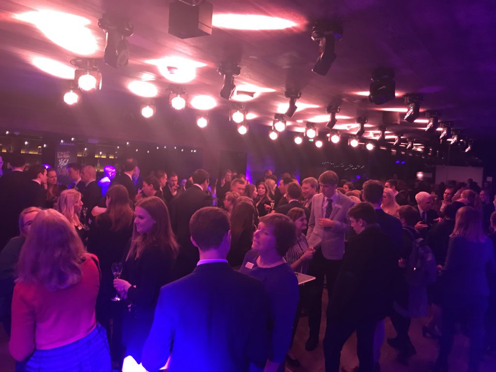 Lots of networking going on at our alumni event this evening