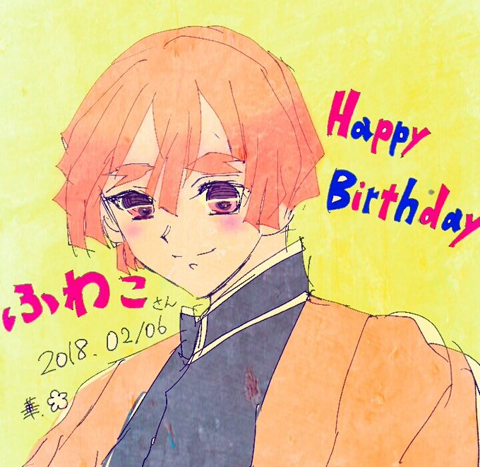 華さんがTwitterに投稿した我妻善逸(鬼滅の刃)のイラスト。