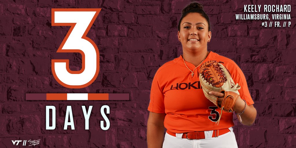HokiesSoftball's tweet photo. 7️⃣5️⃣7️⃣ S T A N D 🆙

3️⃣ DAYS. #Hokies 🦃 https://t.co/CqZyXiYNaD