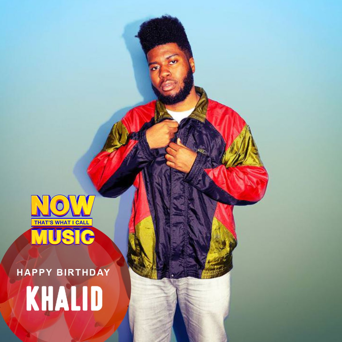 NOWThatsMusic's tweet photo. Screaming Happy Birthday to our #NOW65 artist @thegreatkhalid! https://t.co/3aIx3YBZp8