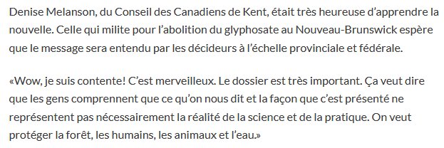 CBrentPatterson's tweet photo. The @CouncilofCDNs @KentCoNBCOC chapter welcomes the news that 17 mayors, recognizing that many wish the total abolition of glyphosate spraying, has listed this as one of its top five priority political issues! https://t.co/vsxwGQgiNM #nbpoli https://t.co/ZjUKq7EhHt