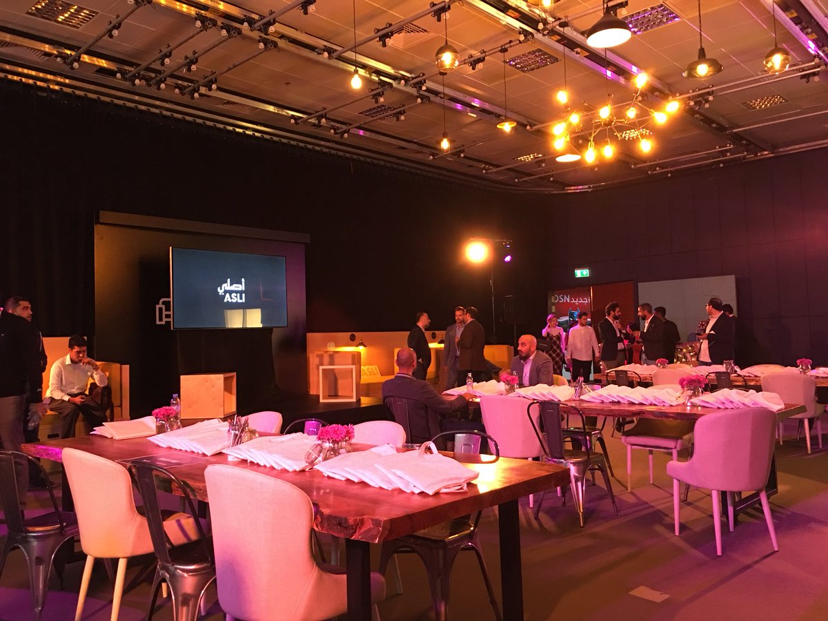 EntMagazineME's tweet photo. We’re here at @osn’s studio for the launch of @aslicontent, a platform dedicated for independent content from the region. #iamasli https://t.co/NM2dxnxtul