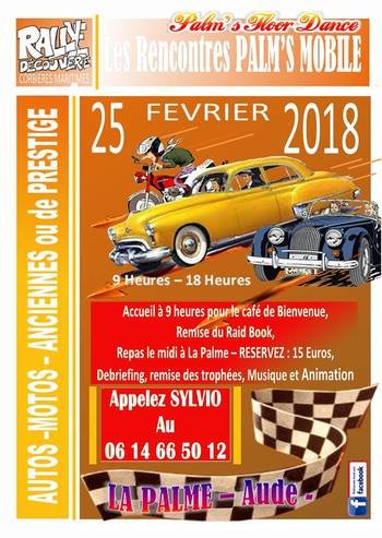 LaPalmeTourisme's tweet photo. #Rallye #Voitures & #Motos anciennes ou de #prestige au départ de #LaPalme 25/02/18 9h & #Repasconvivial. Infos : https://t.co/kpDjDpnZI3 #VoituredePrestige #VoituredeCollection #VoitureAncienne #motodecollection https://t.co/fnSh9eSsFJ