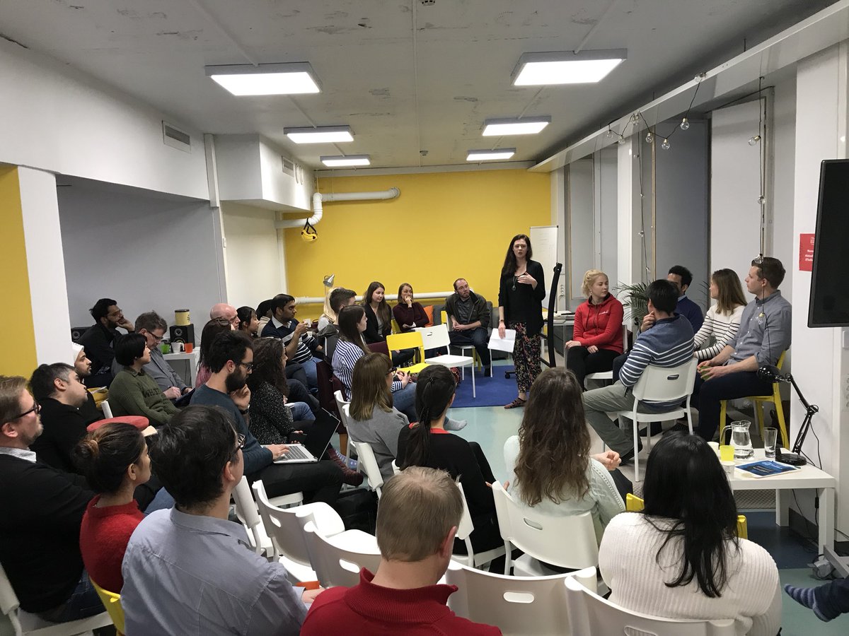 theshortcutorg's tweet photo. Panel discussion at the jobseekers toolkit with great mentors at the shortcut. 
@MariaZeroOne @theshortcutorg #luckanintegration #startuplifers #talentadore #arcticstartup #kodit.io #brella #funzi https://t.co/CrMJICwJVR