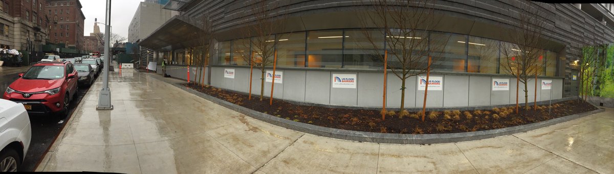 usfloodbarriers's tweet photo. Passive #flood protection only when its needed. Zero operational cost, no people required and no power. Innovative #flood mitigation for NYU by World leading #flood mitigation specialists @UKFloodBarriers working with our partners @usfloodbarriers https://t.co/6lOpEIx6VI