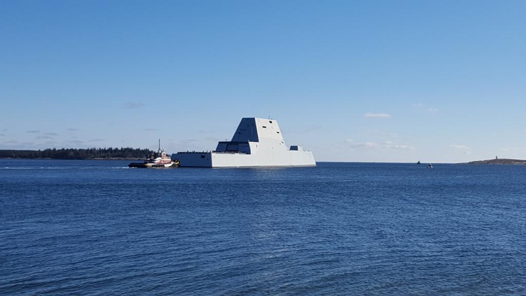 RTX_News's tweet photo. DDG 1001 - soon to be the USS Michael Monsoor - has passed its acceptance trials. Our technology ties the Zumwalt-class destroyer's many computer and electronics systems together. https://t.co/aC5wjL9vRQ (Story by @NAVSEA) https://t.co/TNJc5StAf6
