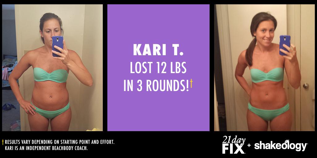 Kari T. lost 12 lbs. with three rounds of 21 Day Fix! “21 Day Fix has helped tone and strengthen my whole body. I have abs for the first time since high school!” To learn more about 21 Day Fix visit: bchbody.life/2nGnTzb #TransformationTuesday