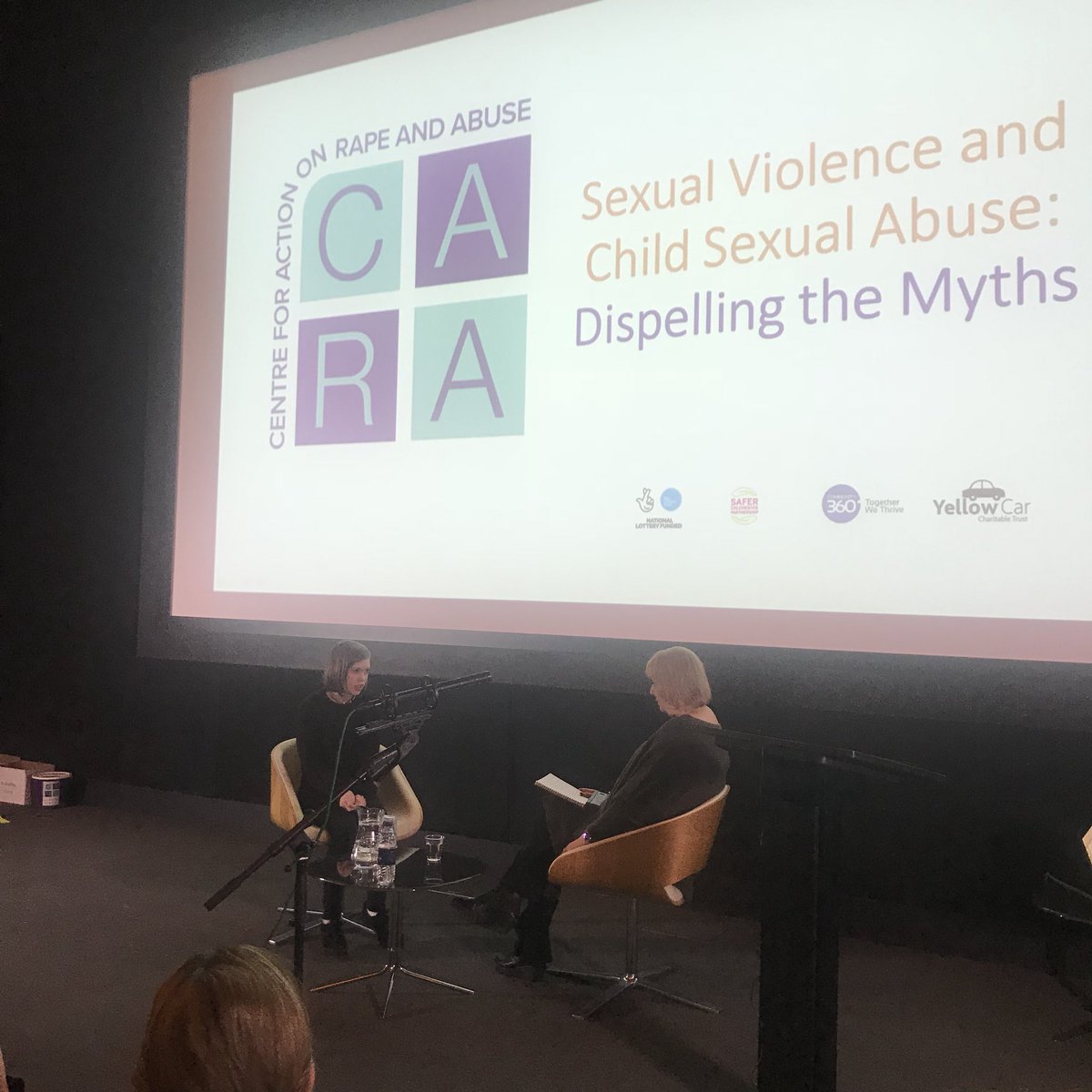 Synergy_RCC's tweet photo. Hearing from a young service user this afternoon at #CARAconference. A powerful message to the attendees #itsnotok https://t.co/is4rSZcRpG