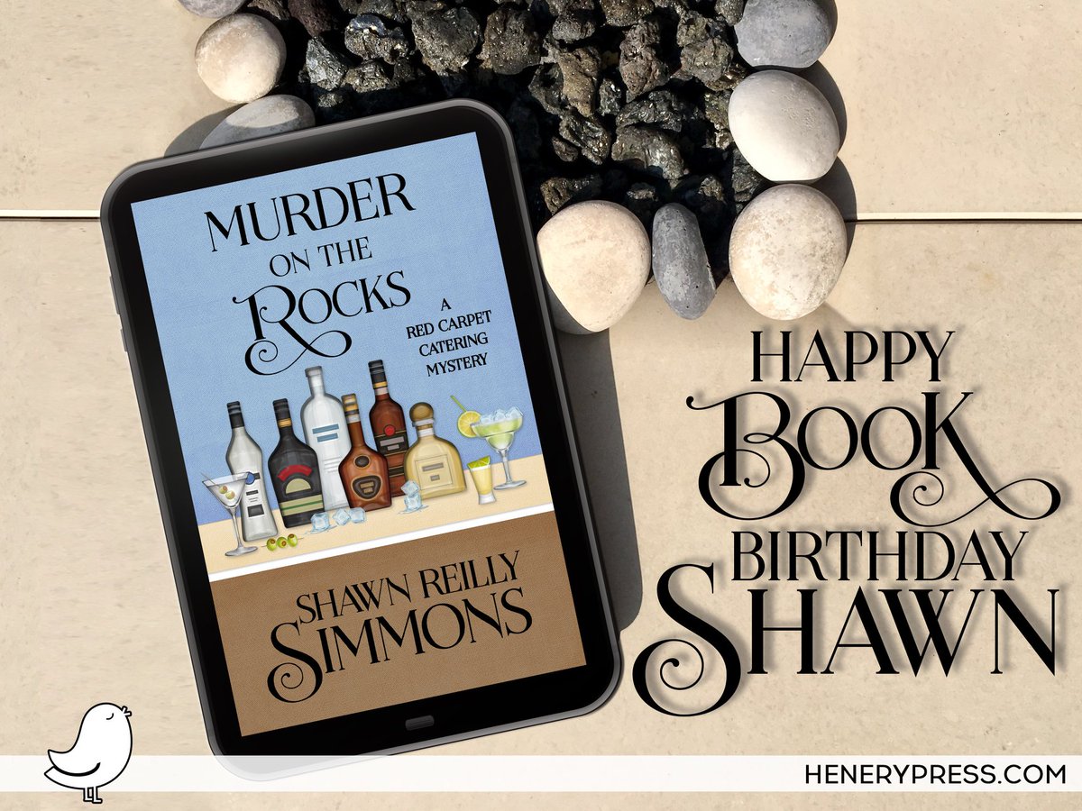 HeneryPress's tweet photo. Spirits are high in the Hen House! MURDER ON THE ROCKS by @ShawnRSimmons makes its debut today. Grab your copy now: https://t.co/0QvIEwOaSS
#amreading #instantbookclub #justaddreaders #cheers #bookbirthday https://t.co/DPvUqPCtu7