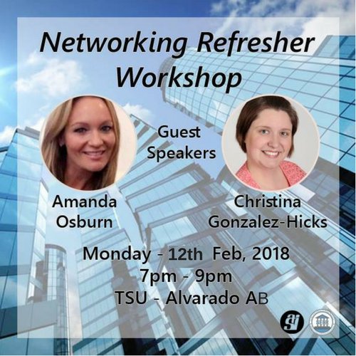 csufsehr's tweet photo. Join us to learn the do's and don't of networking and enjoy some warm grilled cheese sandwiches! 😋 Christina and Amanda will be back to help us prepare for our mentorship mixer as well as PIHRA meetings and other networking events. 
Join us and gain some valuable knowledge!!! https://t.co/eVCX2D8HBC