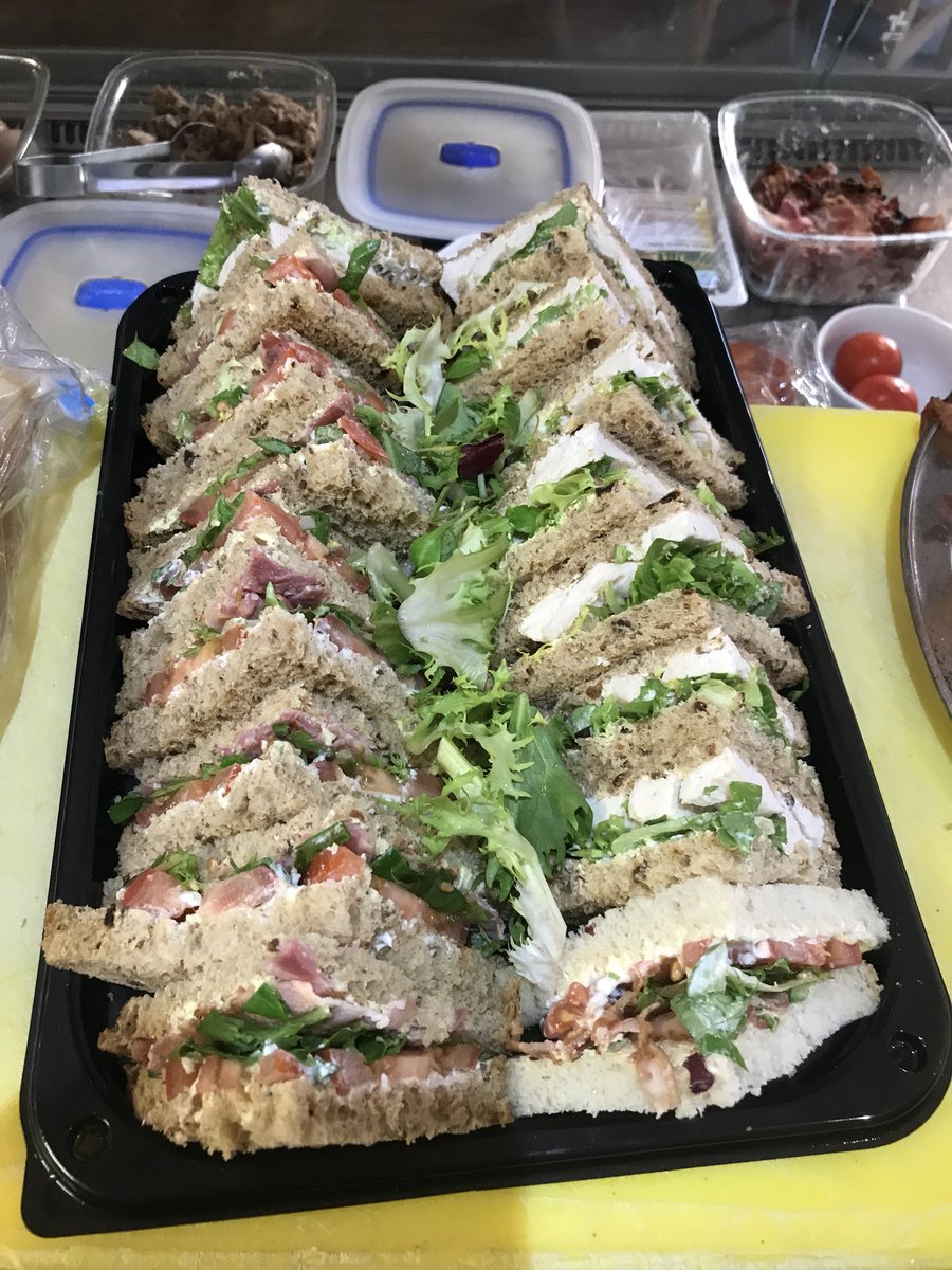 Buffet platters heading out the door again today, give us a shout for any parties or meetings you may have and we will deliver #shoplocal #marketharborough #Blend