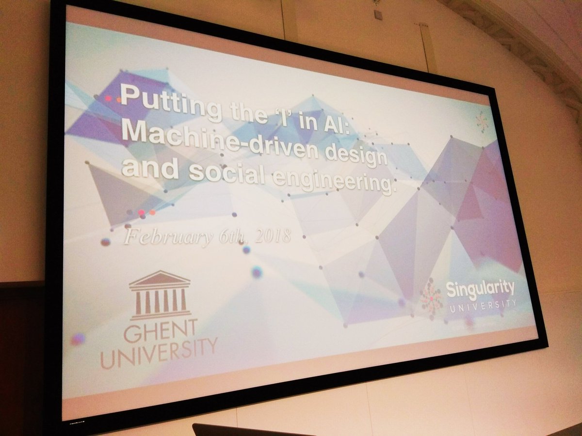 ugent_fea's tweet photo. Follow the keynote by @NellWatson live on our Facebook page at 4.45 pm https://t.co/UP7KiDN8uM #FEARS2018 https://t.co/mAc1wnax8W