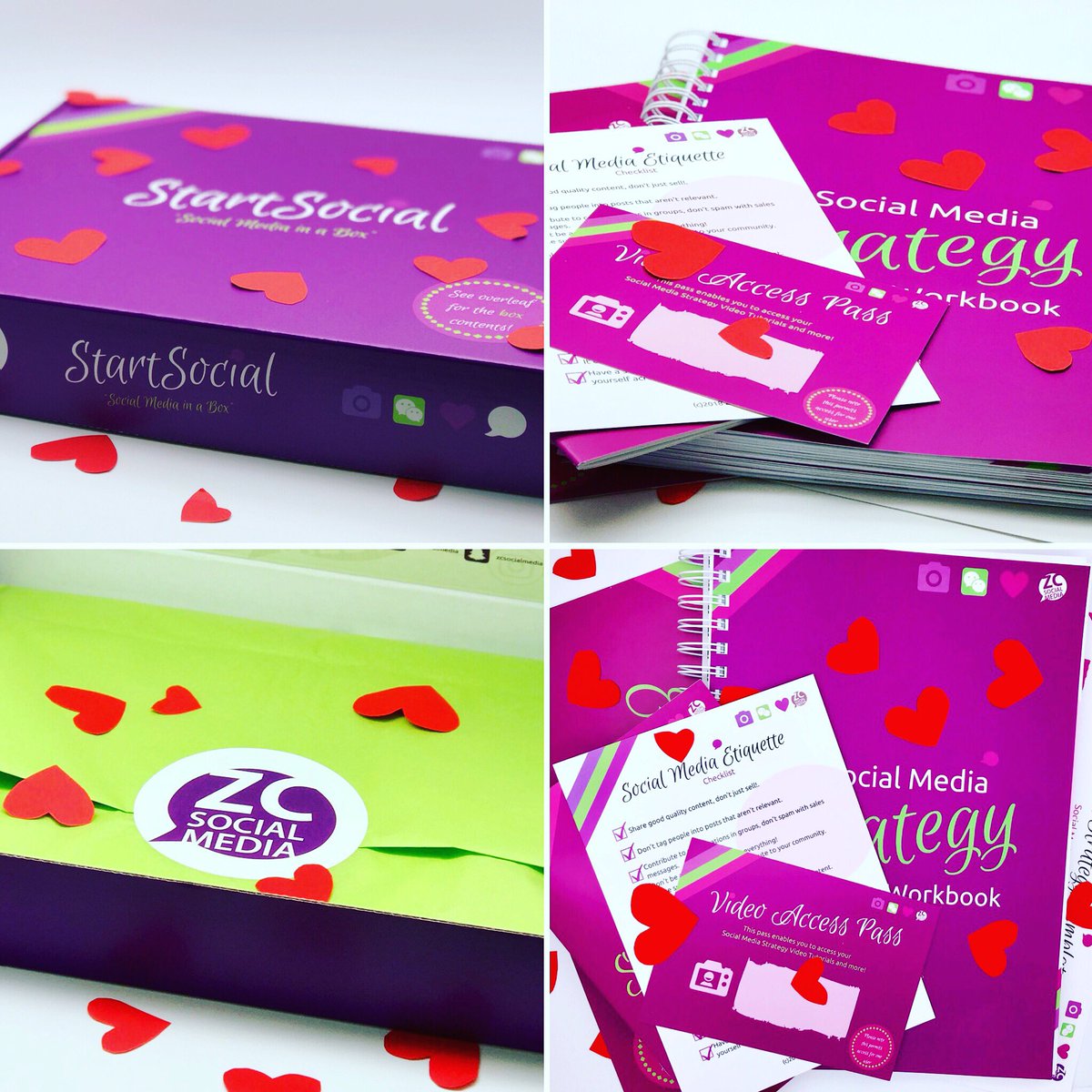 As February is the month of LOVE 💕 we have decided to “Share the Love” ❤️ at ZC Social Media! 
We’re giving away one of our new products #SocialMedia in a Box” 📦💕
All you have to do is LIKE ❤️ and RT this post! We will reveal the WINNER on Valentine’s Day 😍💕 #GIVEAWAY