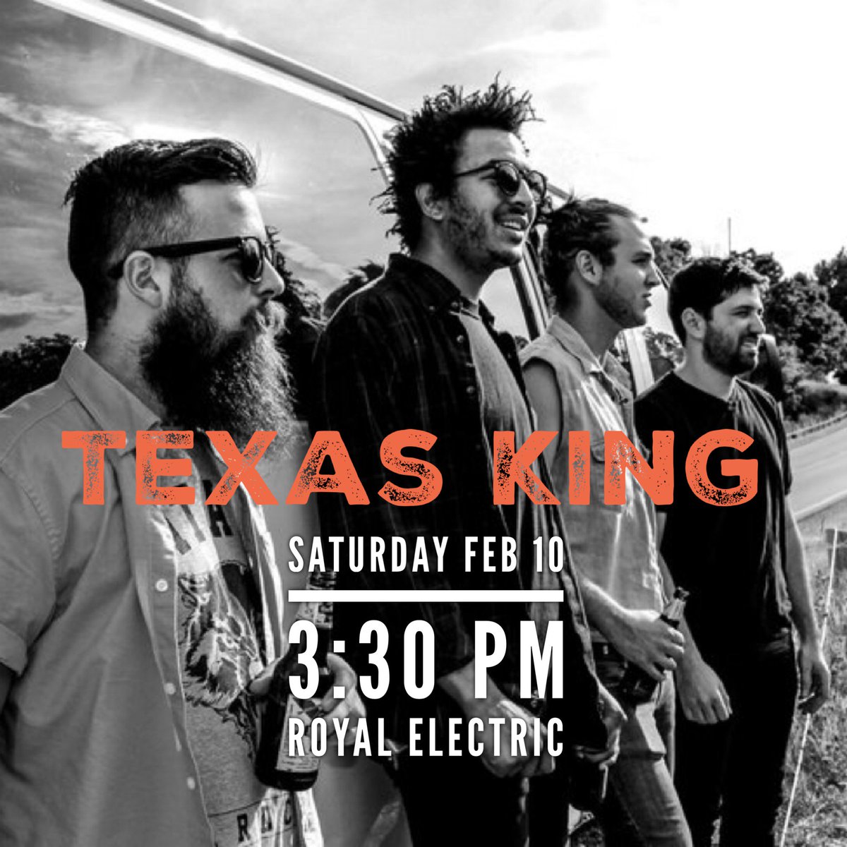 Texas King rounds out our rock trio concert! Catch three awesome bands for one PWYC price! ($10 suggested). Show starts 3:30 on Saturday. #music #rocknroll #guelph #thingstodo #texasking #ontario #royalelectric #happyhillside #hillsideinside #pwyc