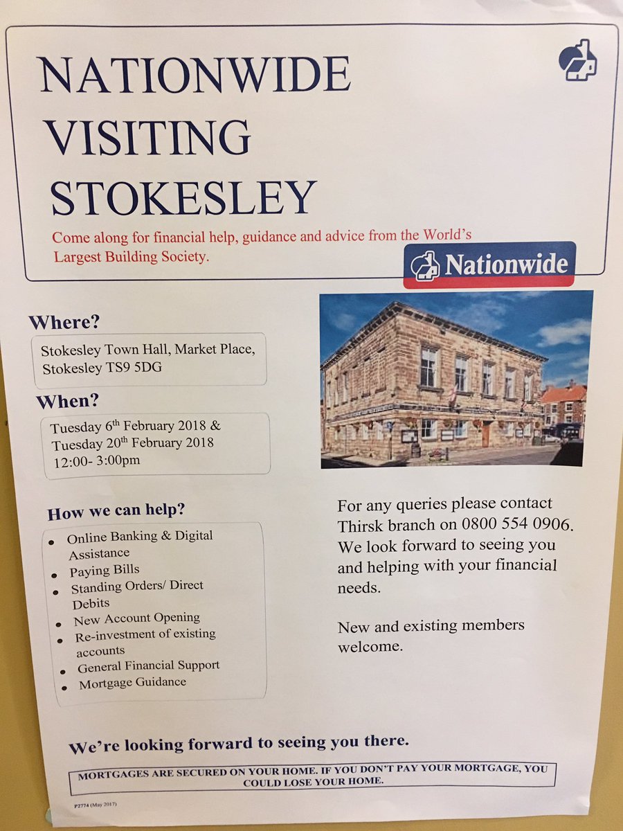 NBS_emma's tweet photo. Great to be a part of our very first pop up branch in Stokesley today, providing the community with financial support, help and information!😁 @RichardFitz @mrshollyleach https://t.co/X05uvAaN0r