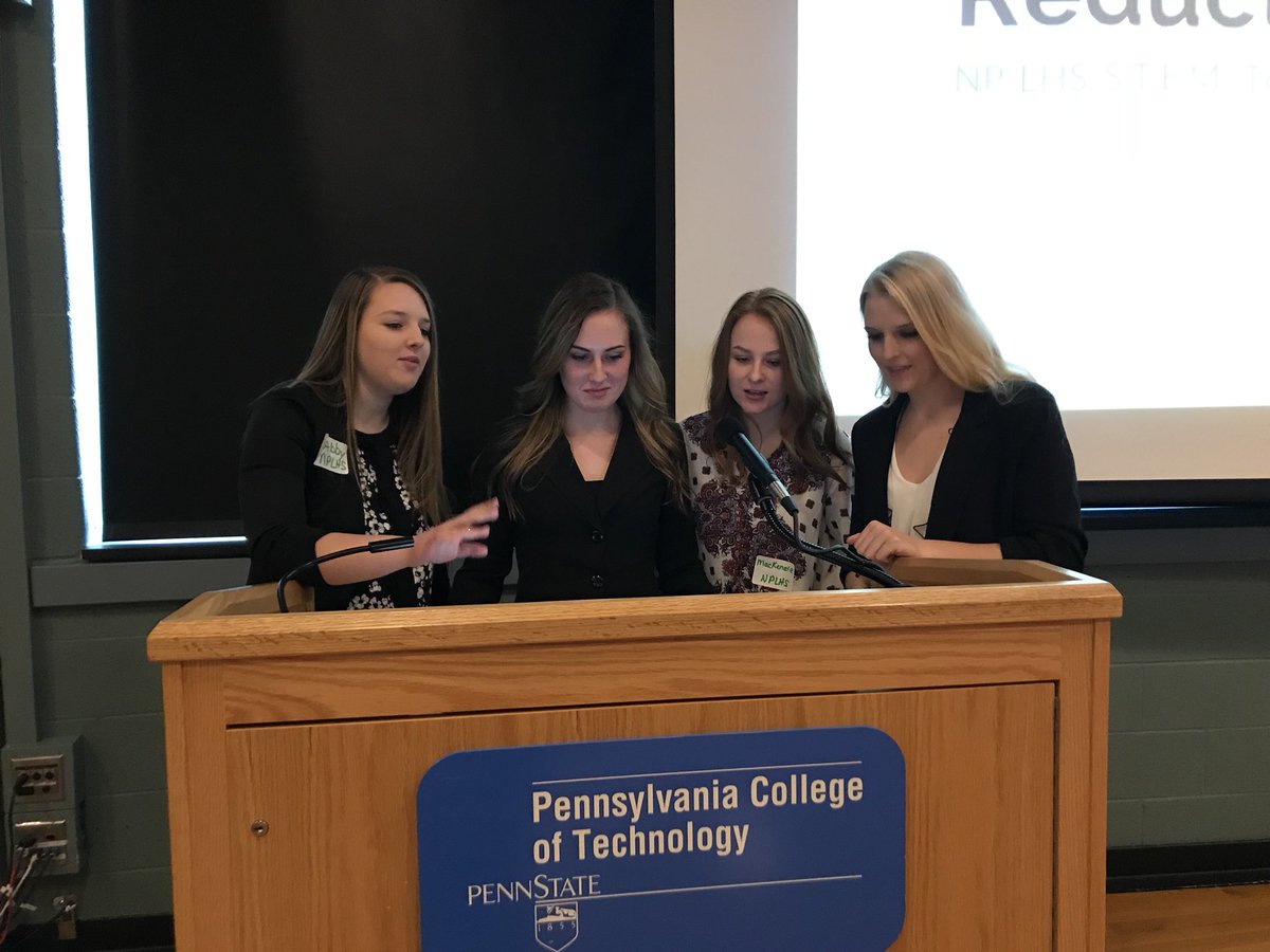 BLaSTIU17's tweet photo. Our FIRST ALL-FEMALE team for the STEM Competition! These ladies are representing North Penn Liberty High School with their protype: School Food Waste Biodigester #PAGovernorsSTEMChallenge #IU17STEM #WomeninSTEM @SouthernTiogaSD @jesselmaine https://t.co/wPVhNGb2GE