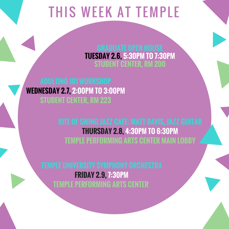 tuhardwick's tweet photo. This Week At Temple! https://t.co/ErCCFFCzqP