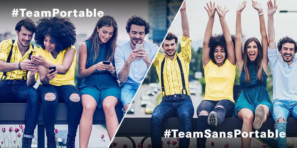 LCL's tweet photo. Pour la #JournéeSansMobile, il y a celui qui s'en passe, et celui qui ne s'en passe pas... Lequel êtes-vous ? 
Astuce : Si vous voyez ceci, vous-êtes surement #TeamPortable ! https://t.co/6HkhBVn5MQ