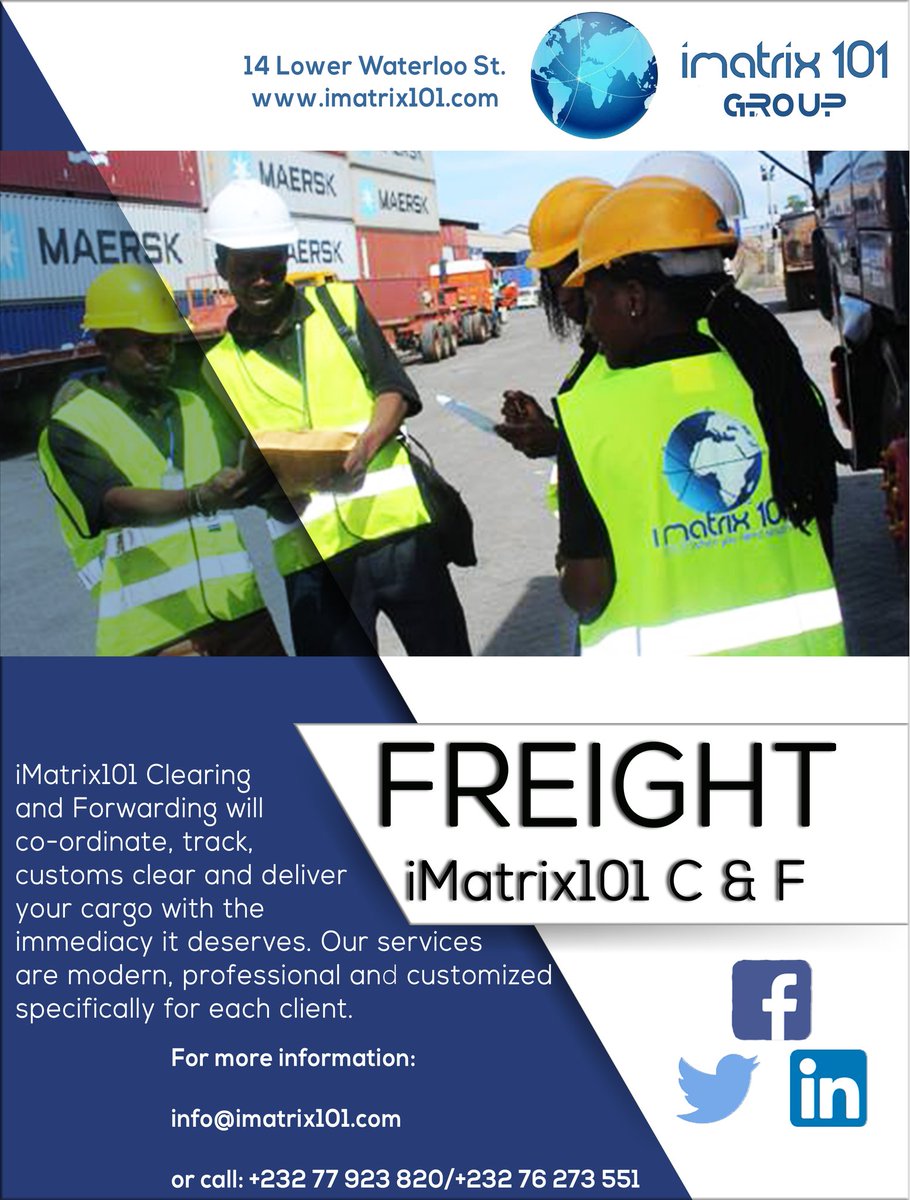logistic_ships's tweet image. For Efficient Freight Management and Reliable Delivery.... iMatrix101 Clearing and Forwarding 

#iMatrix101 #WhenYouNeedResults #IntegratedLogisticsSolutions #ChangingLives #clearingandforwarding #logistics