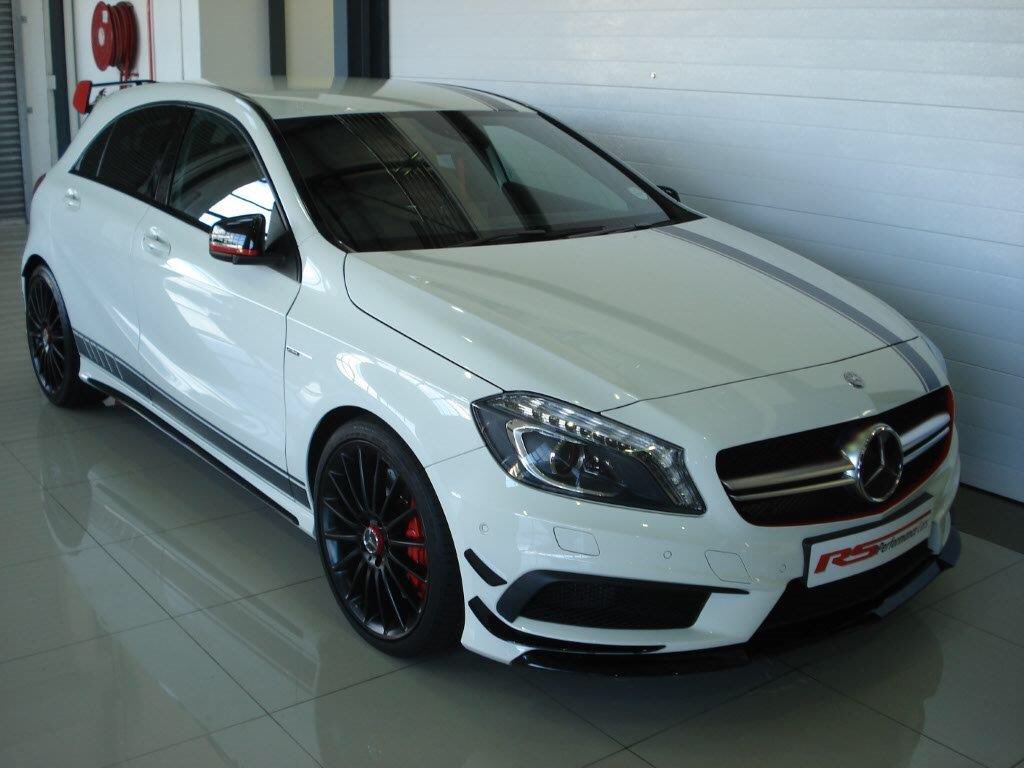 RSPCars's tweet photo. 2013 #MercedesBenz #A45 #AMG Edition 1. A genuine Edition 1 with 61,500 km and R121k of extras. Maintenance plan to Aug 2019. R495,000. https://t.co/5OseZ8J58w