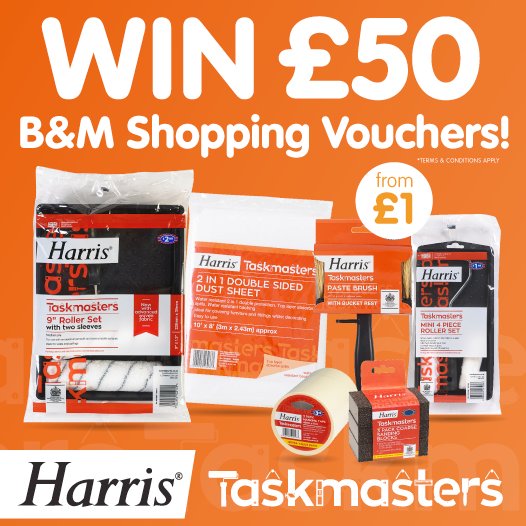 💵 #COMPETITION TIME 💵

FLW/RT this post and let us know "Which room in your home needs decorating most?" for the chance to #WIN a massive £50 worth of B&amp;M shopping vouchers!

Competition ends 9am 9/2/18