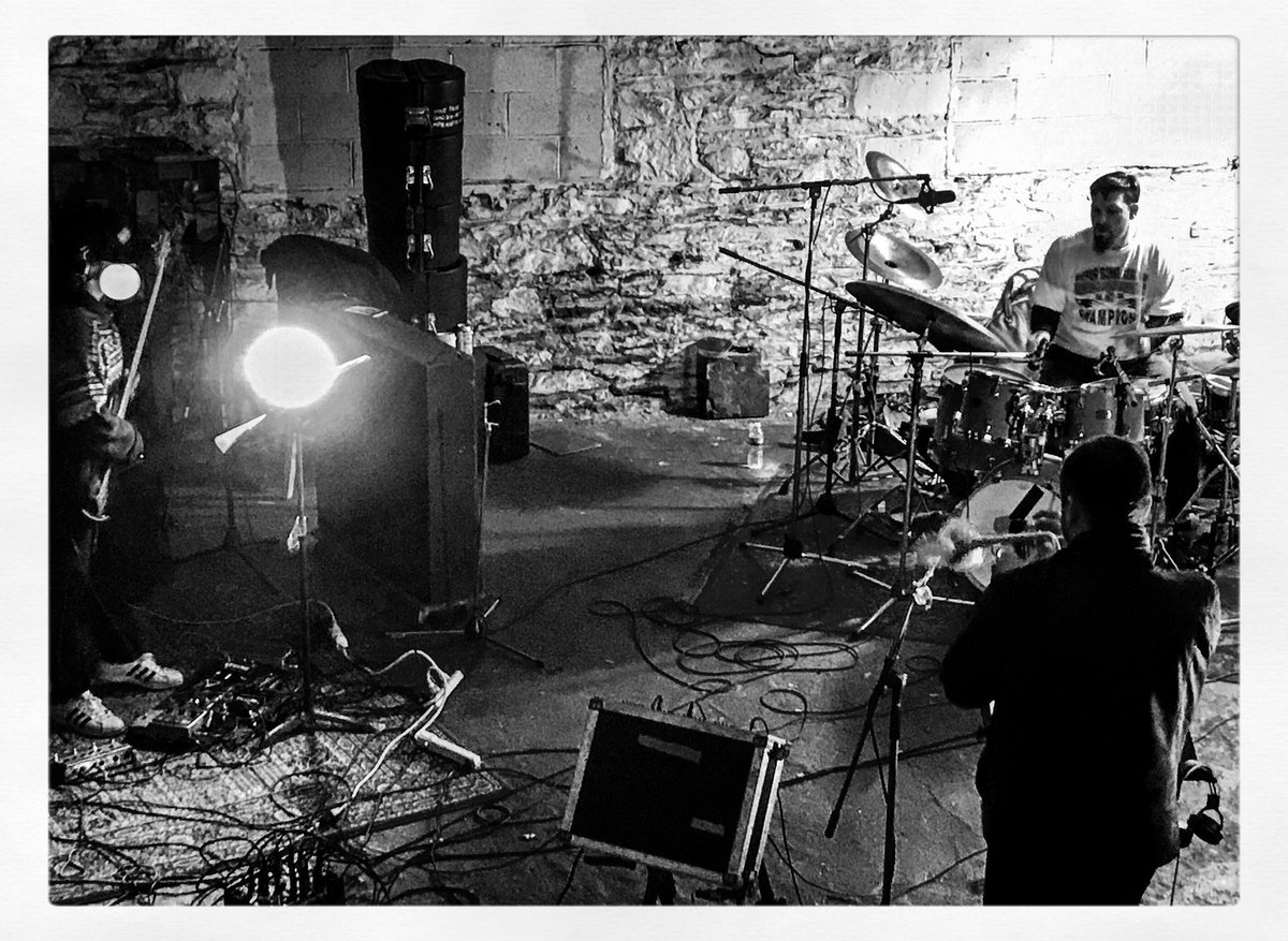 MikePrideMusic's tweet photo. PULVERIZE THE SOUND 
Recording our live album at Seizures Palace last weekend. 
#PulverizeTheSound
 #TimDahl #PeterEvans #MikePride https://t.co/mIAyuyMTvC