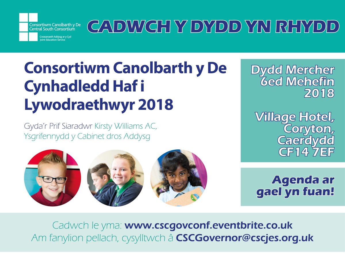 CSC_PLSupport's tweet photo. Pleser yw cyhoeddi y byddwn yn cynnal cynhadledd i lywodraethwyr unwaith eto haf yma gyda phrif araith gan Ysgrifennydd y Cabinet dros Addysg @wgcs_education!  Cadwch le yma >>> https://t.co/sPidIBzWsx https://t.co/MOIPPNDto9