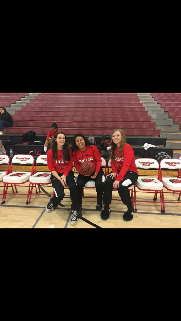 18PVHS's tweet photo. Tonight is senior night for our Lady Trojans Basketball team!🏀Game starts at 6 pm!! Come out to celebrate Fife, Wondra and Galvan! @coachfulkPVHS https://t.co/C1H8RiuEqR