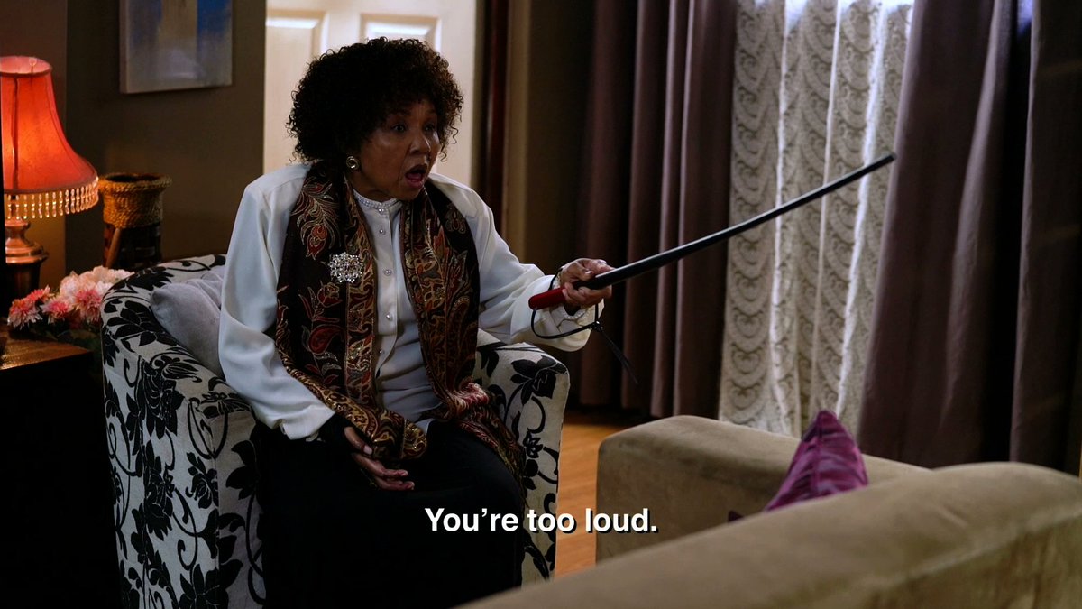 Mam Lydia and her stick 🤣 Who's watching this? #BrokenVows <a href="/missnomsanene/">Nomsa Nene</a>