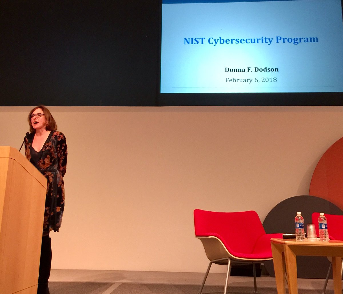 christinayiotis's tweet image. Smart Cities and IoT and Cybersecurity and Privacy Donna F. Dodson @usnistgov IT Laboratory, and NCCOE Director  “Global City Teams Challenge Kickoff 2018: Smart and Secure Cities and Communities Challenge” @dhsscitech #StandardsBasedCyberSecuritySolutions #NISTCyberFramework