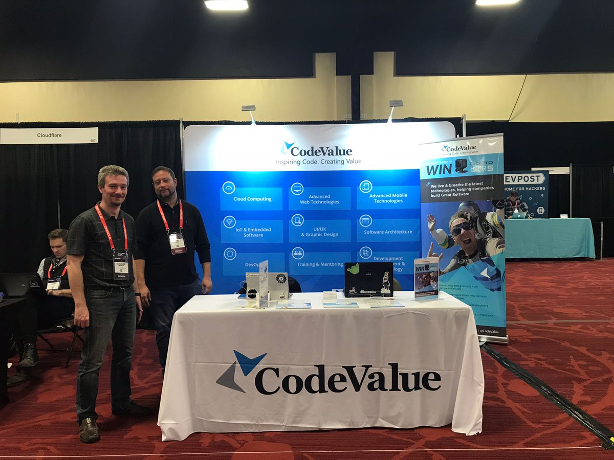 CodeValue's tweet image. Let The Show Begin #DEVWEEK2018 #codevalue