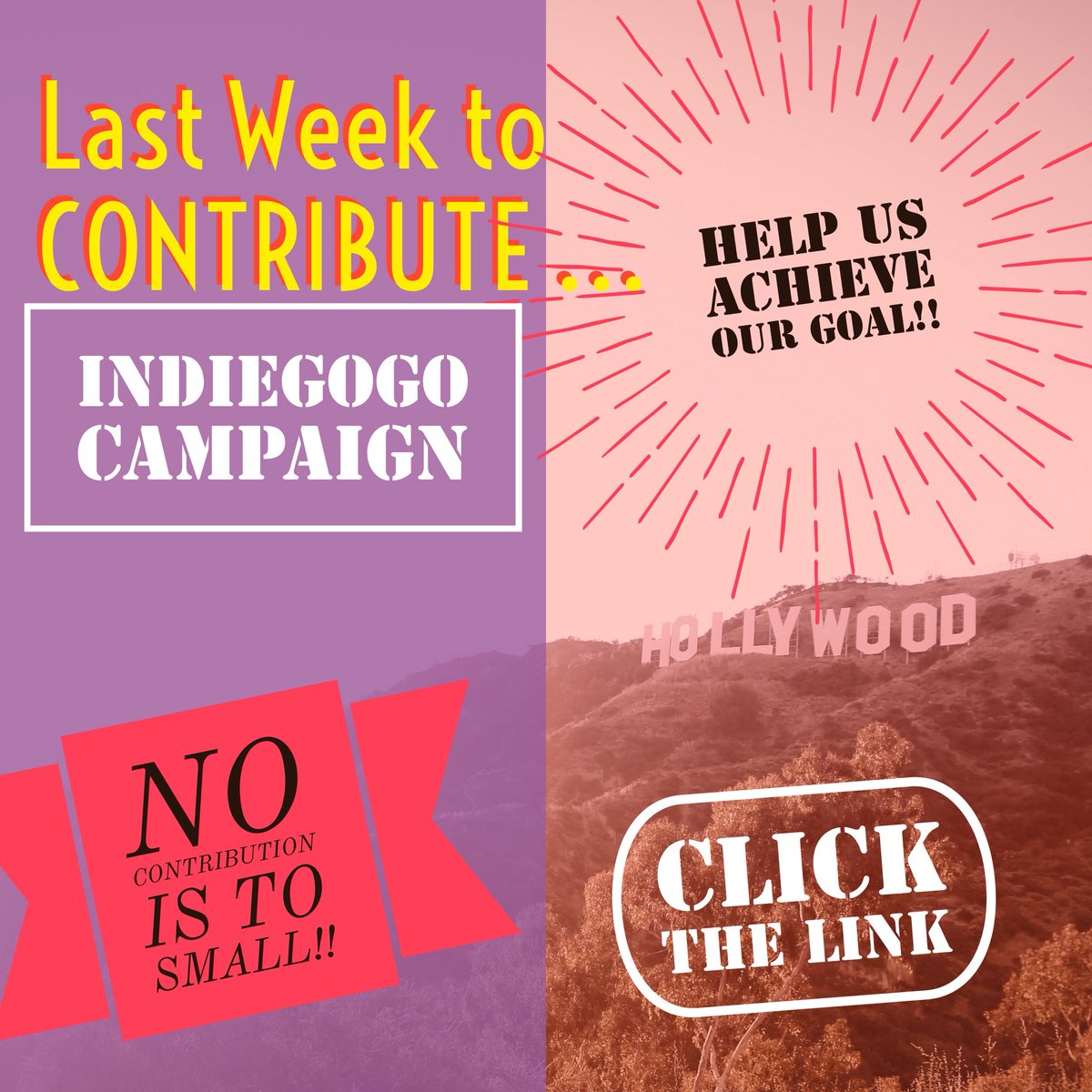 HELP US ACHIEVE OUR GOAL OF HEADING WEST TO SEE OUR FILM AT <a href="/IndieNightFF/">Indie Night Film Festival</a> 

GREAT PERKS for a GREAT OPPORTUNITY

NO CONTRIBUTION IS TO SMALL!!
CLICK the LINK 👇🏾
indiegogo.com/projects/5-day…

#indiegogo #5daysfilm #nowwhatseries #indienightff