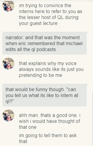 QuantifyLou's tweet image. ql is always a barrel of laughs