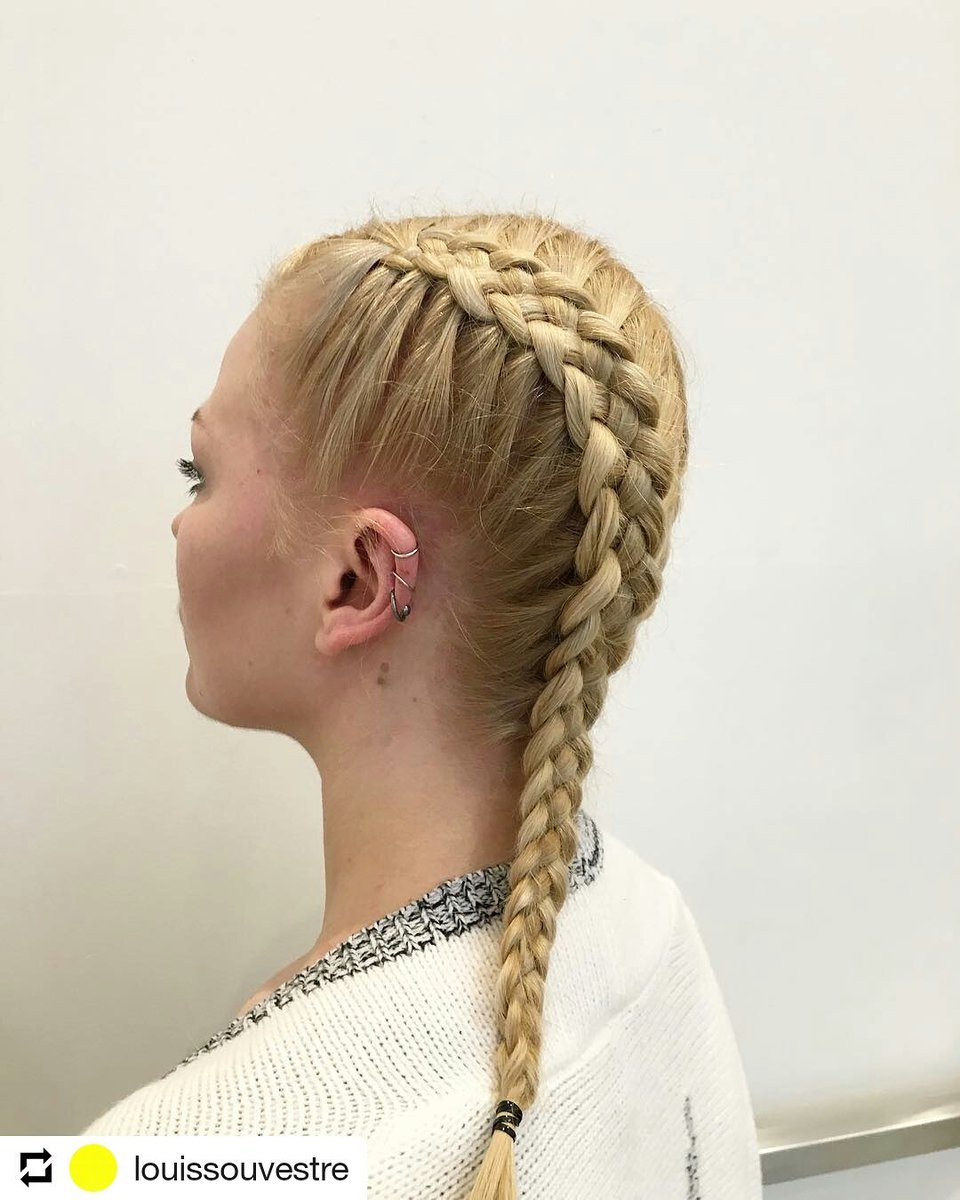 Martholio's tweet photo. I'm a hair "model" now! Thank you for the epic hair Louis! @toniandguyworld
#Repost @louissouvestre
• • •
💎classic 5 strand scalp braids on my amazing lady @martholio 💎 #toniandguy #toniandguyuk #labelm #labelmuk #5strandbraid https://t.co/GGAVorX10e