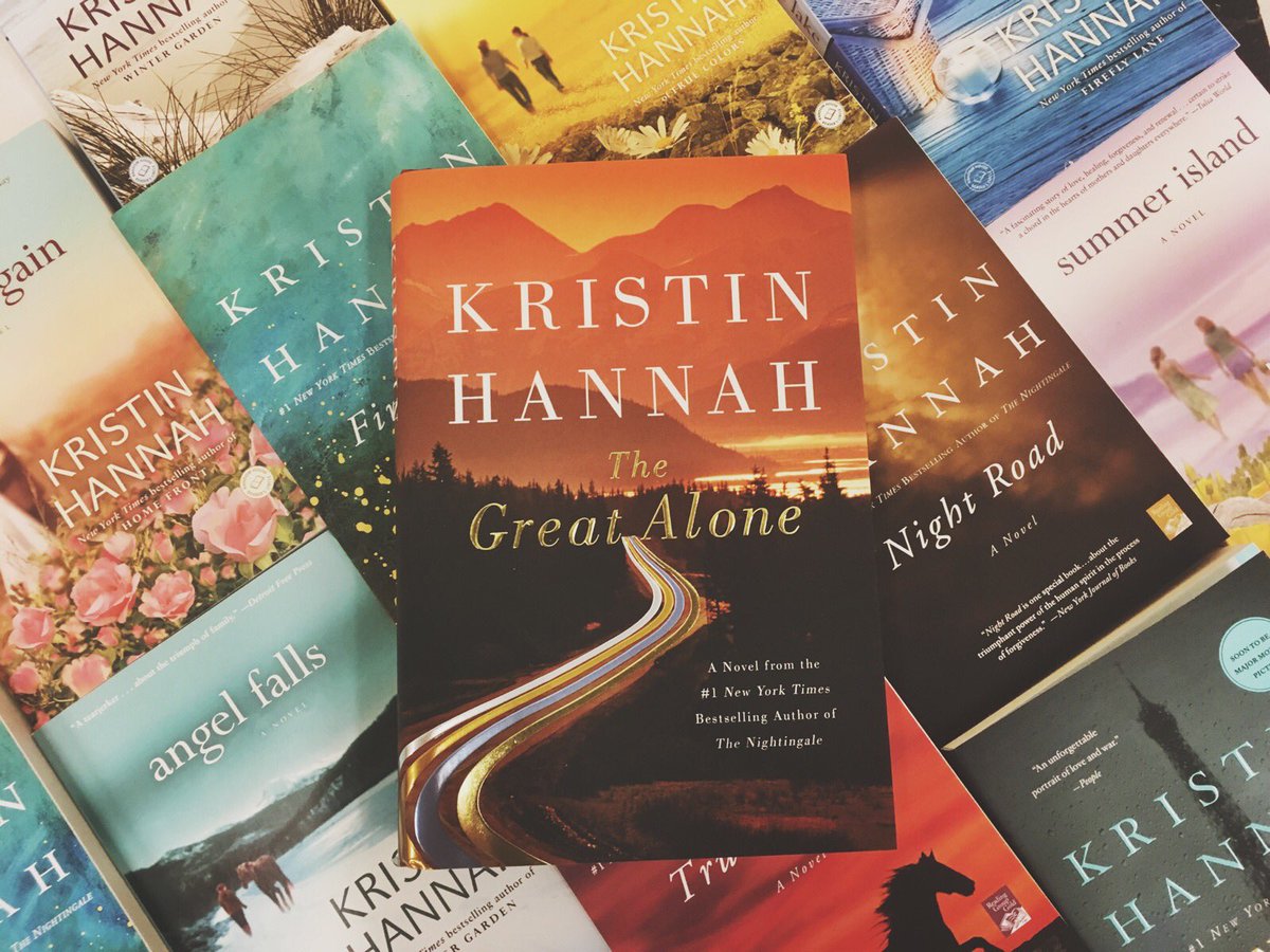 A Vietnam vet moves his family to Alaska to live off the grid in #TheGreatAlone, the latest from #1 New York Times Bestselling Author Kristin Hannah. #NewReleaseTuesday
