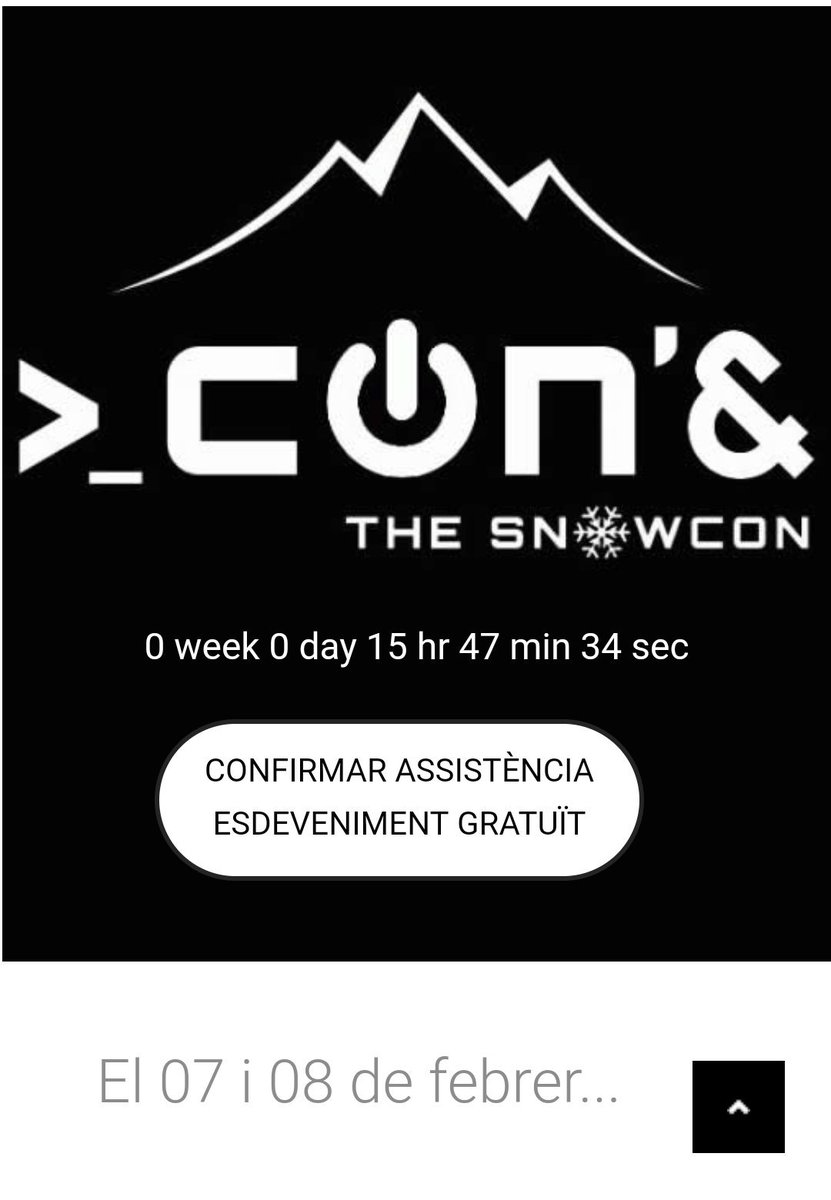 C0NAND's tweet photo. Tic tac tic tac...esto huele ya a CON..#conand2018 #TheSnowCon #ilusionados https://t.co/jVfoTE9nE4