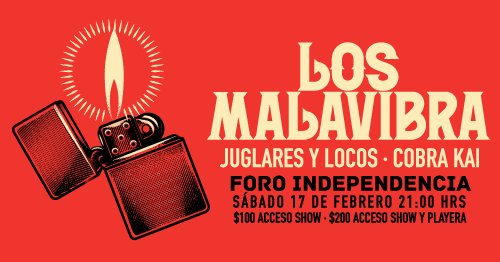 Se viene un show muy importante para nosotros el próximo 17 de febrero en compañía de <a href="/cobrakaimx/">Cobra Kai</a> y <a href="/juglaresylocos/">Juglares y Locos</a>