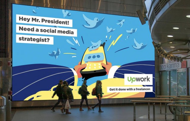 .<a href="/Upwork/">Upwork</a>'s latest ad campaign is live! Check it out and cast your vote for the campaign on <a href="/thedrum/">The Drum</a>. bit.ly/2FOJ1dp