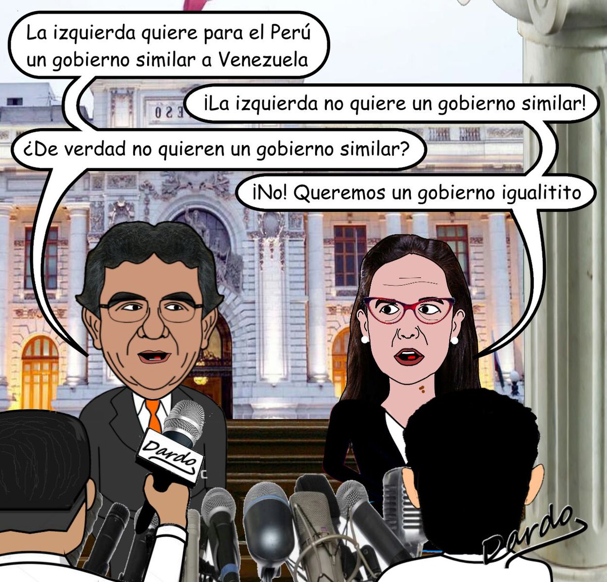 exitosape's tweet photo. Esta es la caricatura que nos trae Dardo para hoy. 😅✏😂 https://t.co/2sCioiKj0V
