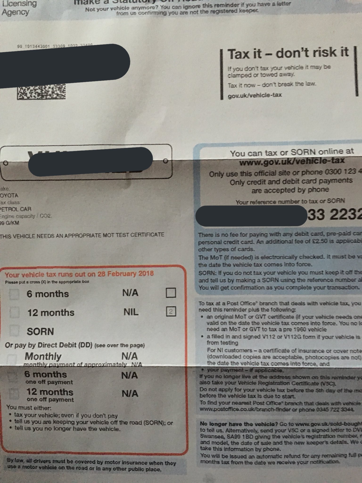 Wyp Roads Policing Unit On Twitter Vehicle Road Tax Reminder Have You Taxed Your Car Https T Co Zsbsce12ky Twitter