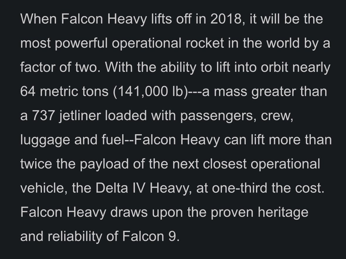 JobyOtero's tweet image. T-minus 2hrs-ish.
#SpaceEconomics #FalconHeavyLaunch @SpaceX @verge