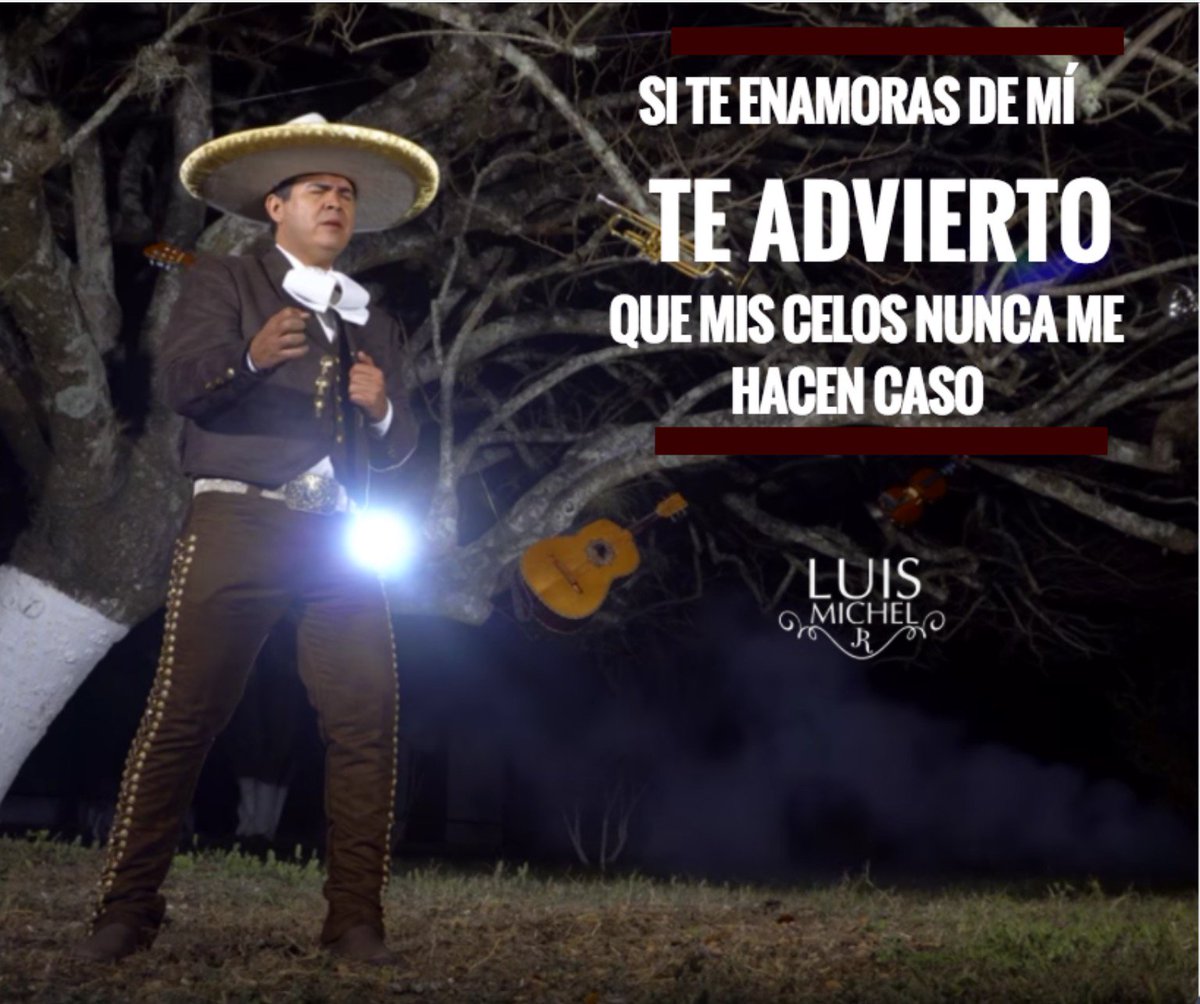 LuisMichelJr_'s tweet photo. Si te enamoras de mí 🎵🎵🎵🎵
#QuienLasQuele #Martes #LuisMichelJr https://t.co/zCkCjV8dme