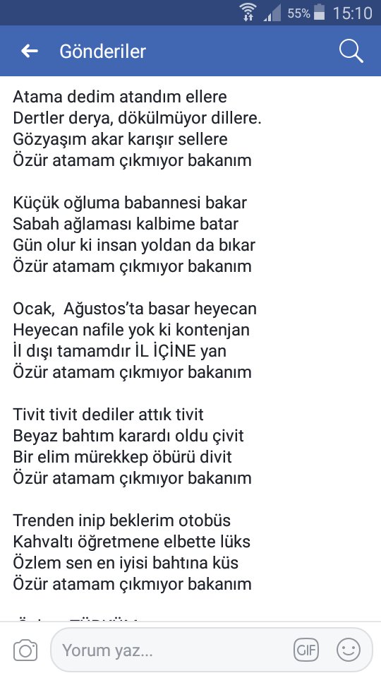 #sesekulakver İliçi mağduru öğretmenlere ilçe emri türküsü