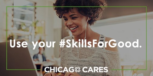 Last chance! WomenOnCall is becoming Skills for Good, a program of Chicago Cares. To stay in the know, follow <a href="/ChicagoCares/">BK</a>.